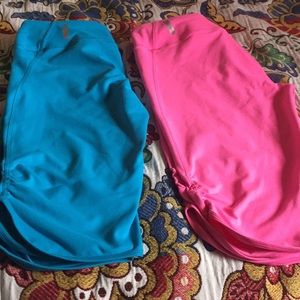 ZELLA  AQUA Blue capris sport $19